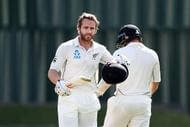 DUNEDIN, NEW ZEALAND - MARCH 10:  Kane Williamson of New Zealand celebrates his century during day three of the First Test match between New Zealand and South Africa at University Oval on March 10, 2017 in Dunedin, New Zealand.  (Photo by Dianne Manson/Getty Images)